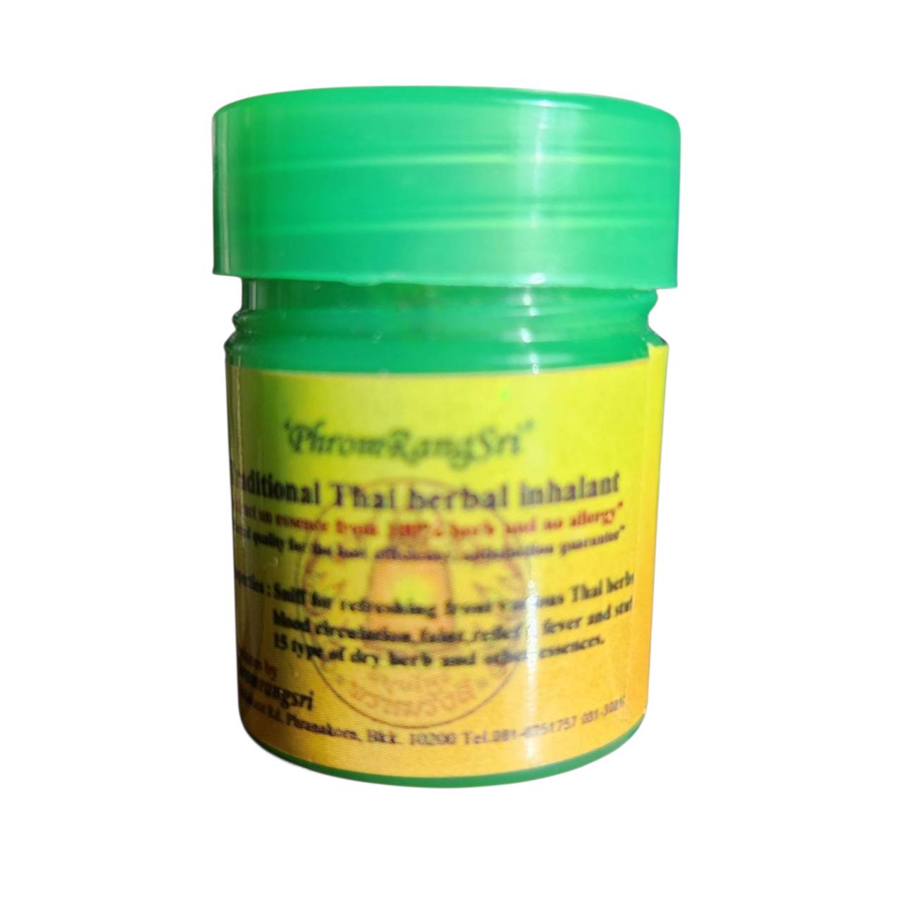 Hongthai Inhaler Green Pocket 2g- Traditional Herbal Nasal Inhaler Pack for Clear Breathing Relief