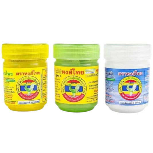 Hongthai Inhaler Mix - Traditional Herbal Nasal Inhaler Pack for Clear Breathing Relief